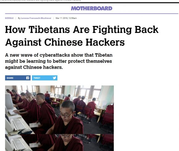 How Tibetans Are Fighting Back Against Chinese Hackers