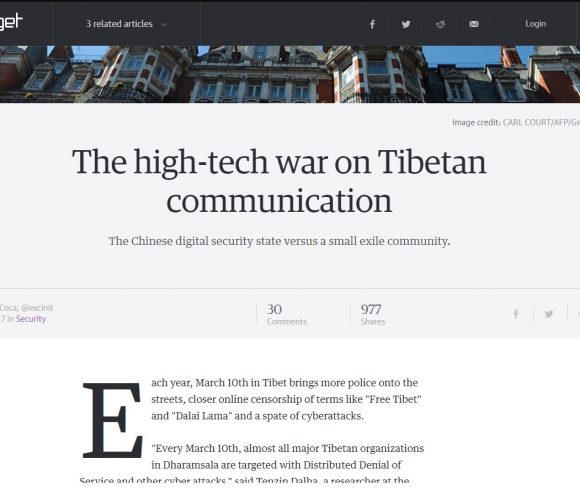 The high-tech war on Tibetan communication