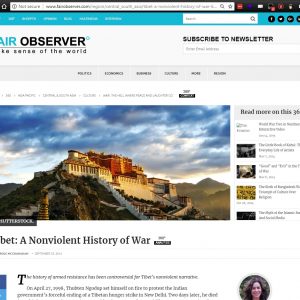 Tibet: A Nonviolent History of War