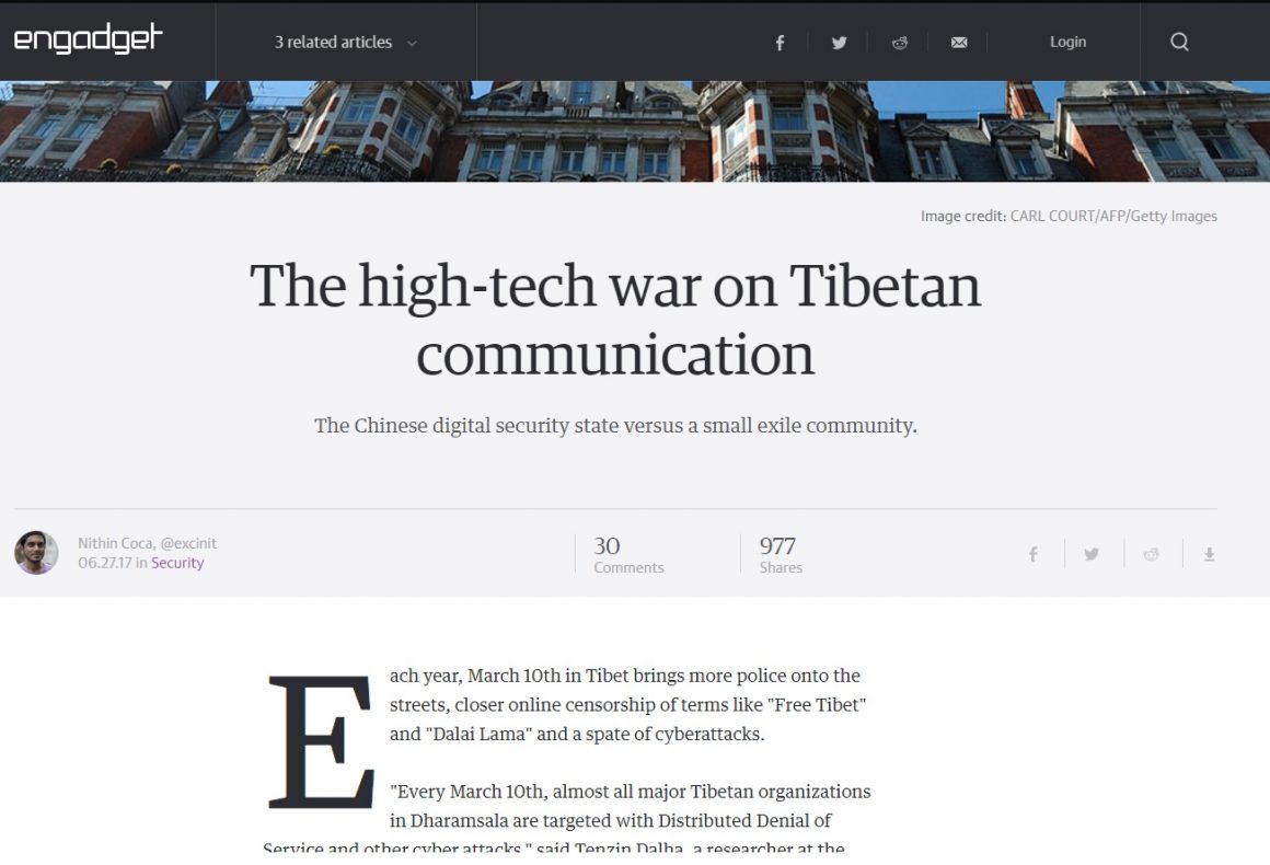 The high-tech war on Tibetan communication