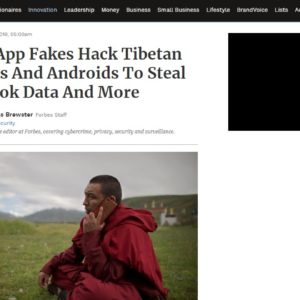 WhatsApp Fakes Hack Tibetan iPhones And Androids To Steal Facebook Data And More