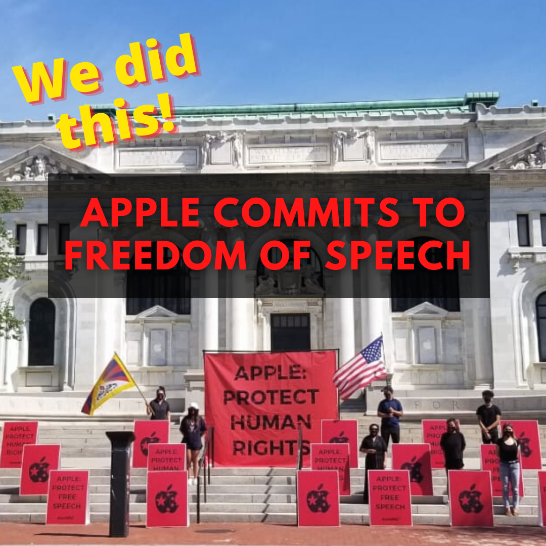 Apple commits to freedom of speech after criticism of China censorship (1)