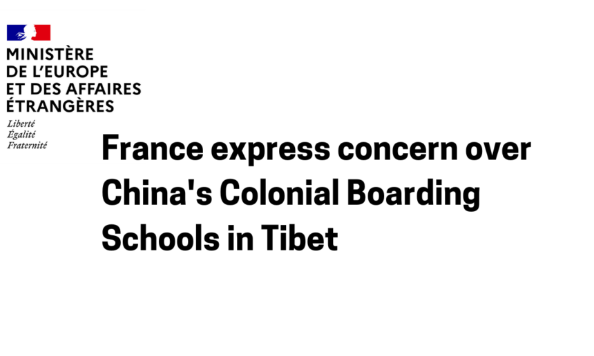 France Express Concerns Over China’s Colonial Boarding Schools in Tibet