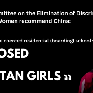UN women’s rights body calls on China to abolish coercive residential schools in Tibet and provide Tibetan women and girls with access to Tibetan language education