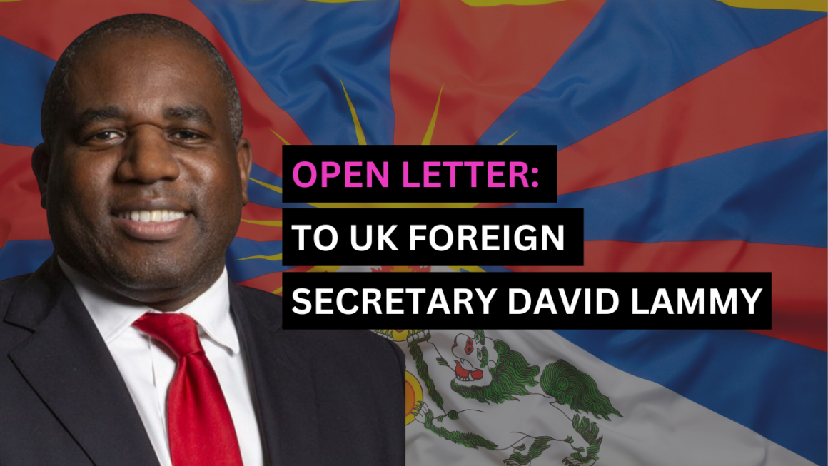 Open Letter: To UK Foreign Secretary David Lammy