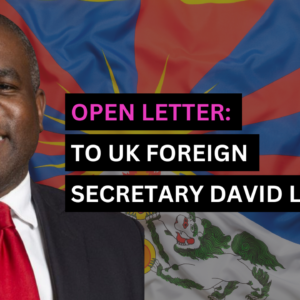 Open Letter: To Foreign Secretary David Lammy