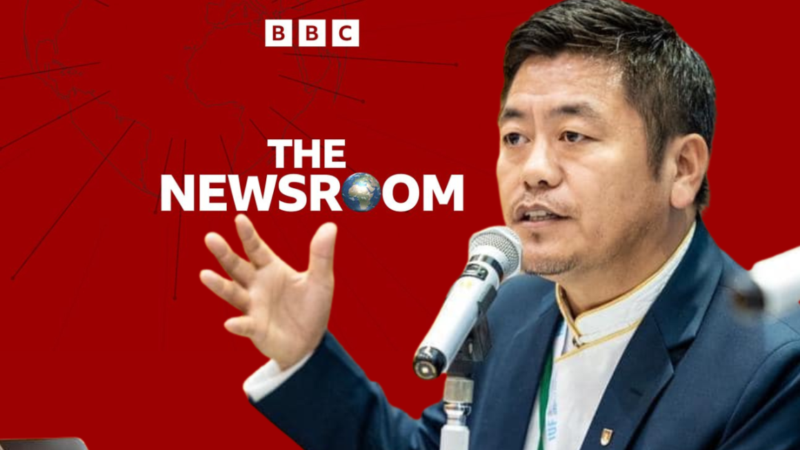Dorjee Tseten Interviewed on BBC World Service’s The Newsroom