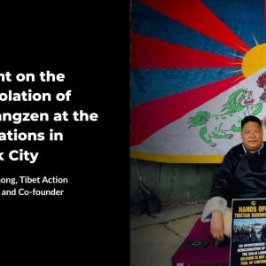 Statement on the self-immolation of Lobga Rangzen at the United Nations in New York City from Lhadon Tethong, Tibet Action Institute Director and Co-founder