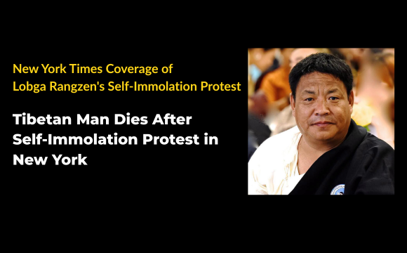 NYT: Tibetan Man Dies After Self-Immolation Protest in New York