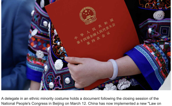 Nikkei Asia: China’s ethnic law with global reach draws backlash, from Japan to Europe