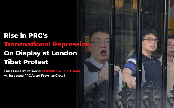 Rise in PRC’s Transnational Repression On Display at London Tibet Protest